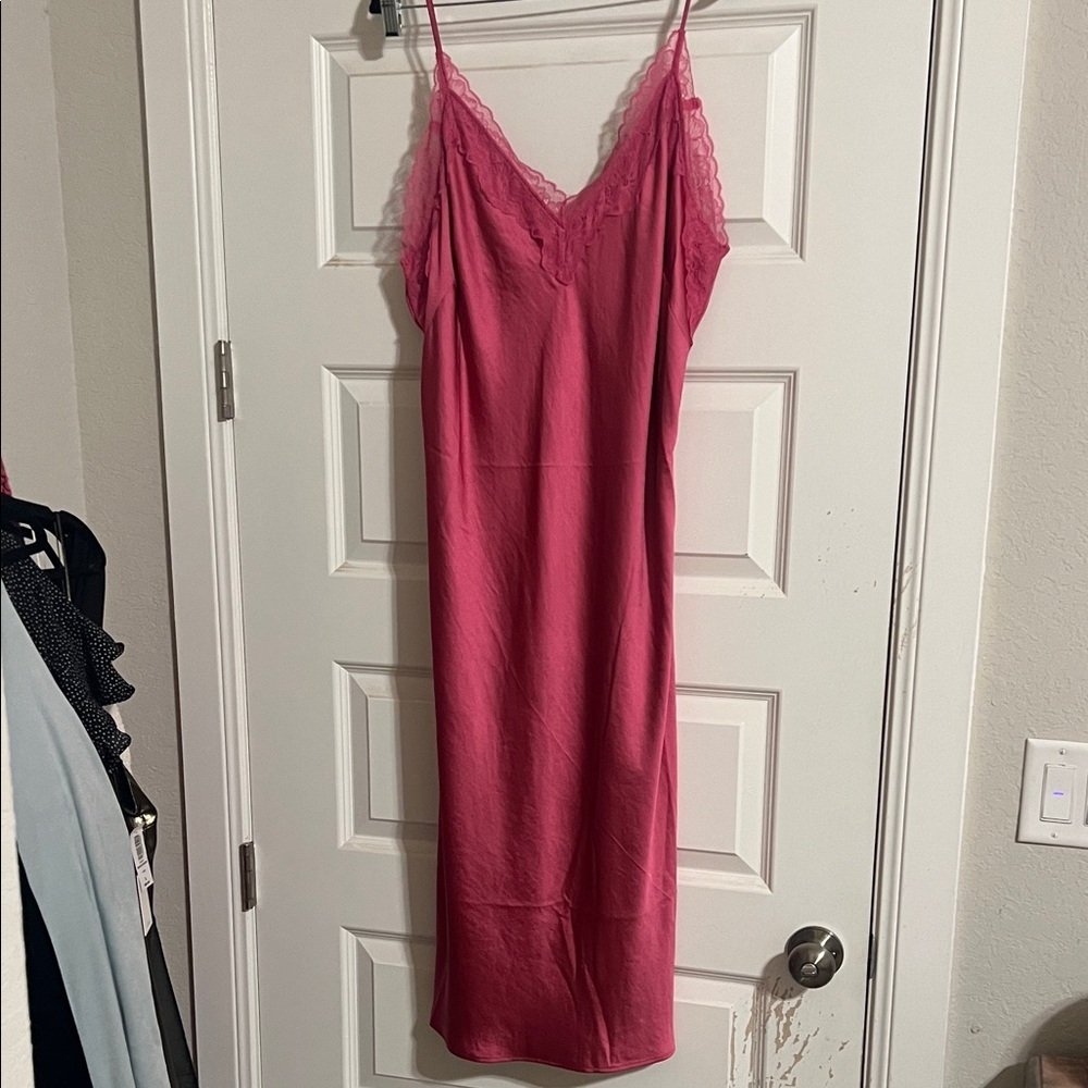 Express Pink Slip Dress NWT